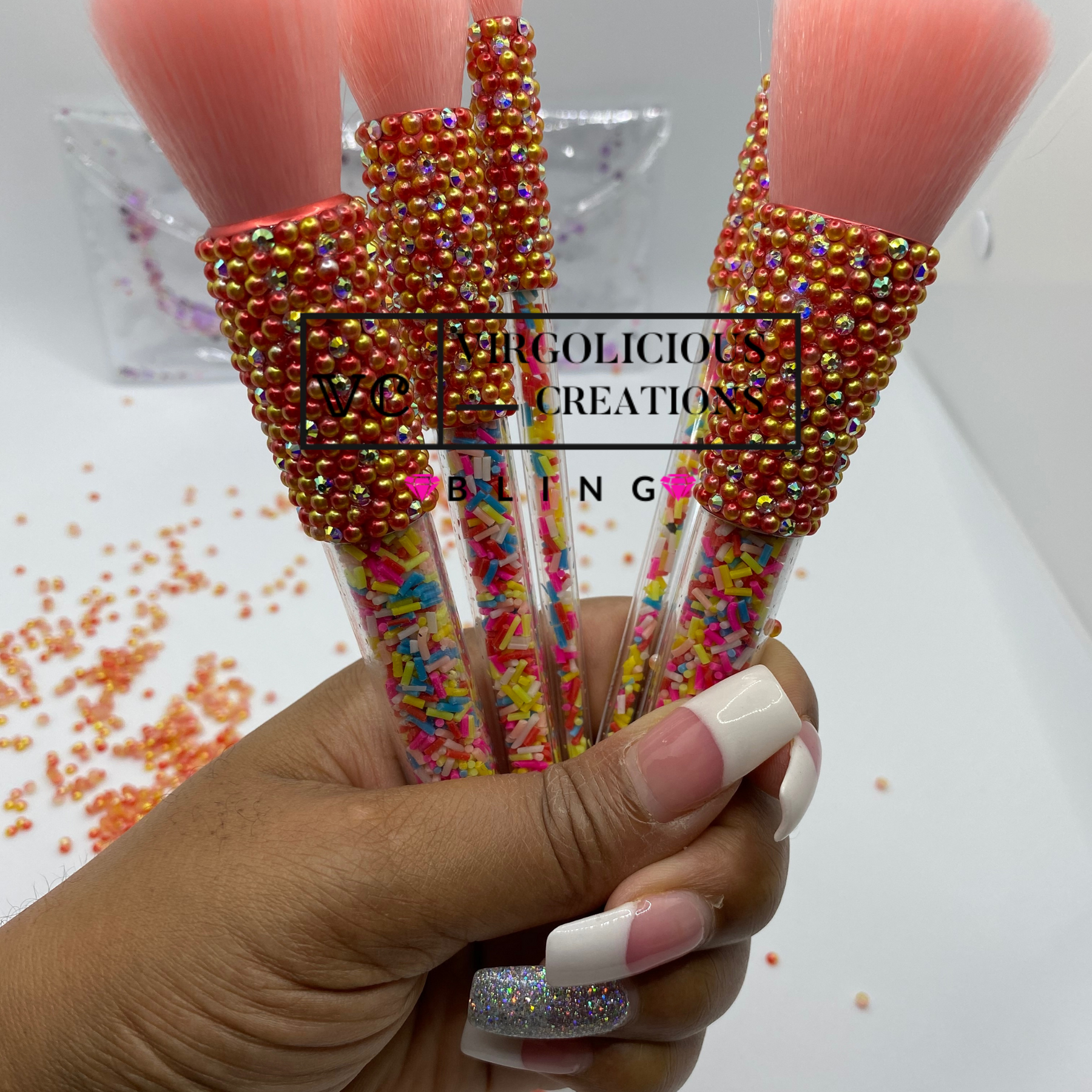 BLING MAKE UP BRUSHES Virgolicious Creations